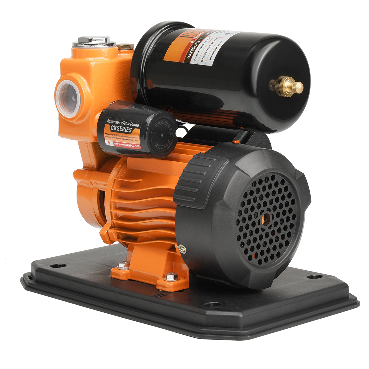 ปั๊มน้ำอัตโนมัติ INNTECH รุ่น ITCX-180 CX SERIES 800W ฝาครอบสีส้ม